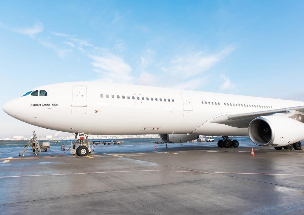 Airbus 330 charter aircraft